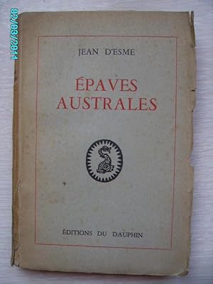 Imagen del vendedor de EPAVES AUSTRALES a la venta por Bibliofolie