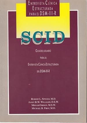 Immagine del venditore per GUA DEL USUARIO PARA LA ENTREVISTA CLNICA ESTRUCTURADA DEL DSM-III-R venduto da Librera Vobiscum