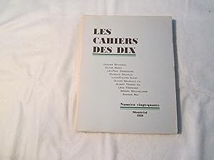 Imagen del vendedor de Les Cahiers des Dix. Numro 24. a la venta por Doucet, Libraire/Bookseller