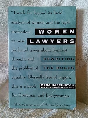 Immagine del venditore per Women Lawyers: Rewriting the Rules venduto da Prairie Creek Books LLC.