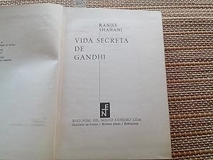 Imagen del vendedor de Vida secreta de Gandhi a la venta por Librera "Franz Kafka" Mxico.