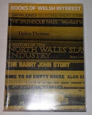 Seller image for Books Of Welsh Interest for sale by H4o Books