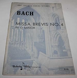 Missa Brevis No. 4 In G Minor