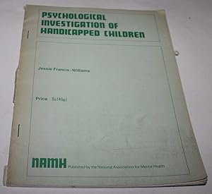 Psychological Investigation Of Handicapped Children