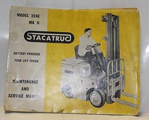 Stacatruc Maintenance & Service Manual