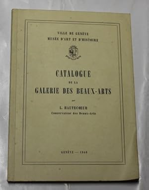 Bild des Verkufers fr Catalogue De La Galerie Des Beaux-Arts zum Verkauf von H4o Books