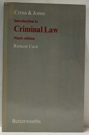 Introduction To Criminal Law