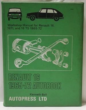 Renault 16 1965-72 Auto Book