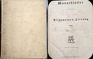 Monatblätter (Januar bis Dezember 1847) zur Ergänzung der Allgemeinen Zeitung
