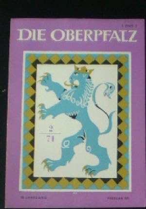 Bild des Verkufers fr Die Oberpfalz, 59. Jahrgang, 2. Heft, Februar 1971 zum Verkauf von Versandantiquariat Karin Dykes