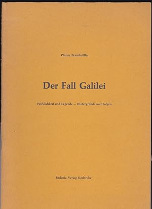 Immagine del venditore per Der Fall Galilei, Wirklichkeit und Legende, Hintergrnde und Folgen venduto da Versandantiquariat Karin Dykes