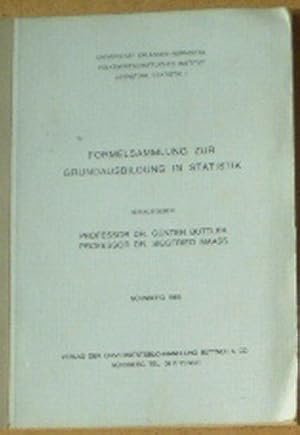 Seller image for Formelsammlung zur Grundausbildung in Statistik for sale by Versandantiquariat Karin Dykes