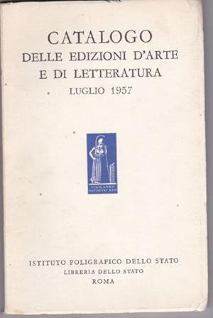 Catalogo delle Edizioni d'Arte e di Letteratura