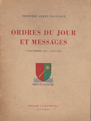 Bild des Verkufers fr Ordres du Jour et Messages, 3 Septembre 1944 - 9 Mai 1945 zum Verkauf von Versandantiquariat Karin Dykes