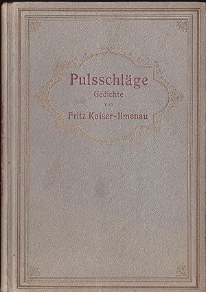 Seller image for Pulsschlge, Gedichte for sale by Versandantiquariat Karin Dykes