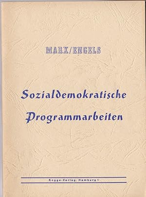 Bild des Verkufers fr Sozialdemokratische Programmarbeiten zum Verkauf von Versandantiquariat Karin Dykes