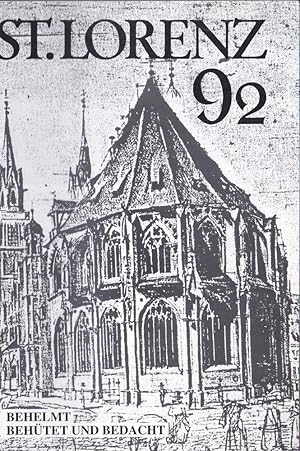 Bild des Verkufers fr St. Lorenz '92, Behelmt, behtet und bedacht (NF Nr. 37, Juli 1992) zum Verkauf von Versandantiquariat Karin Dykes