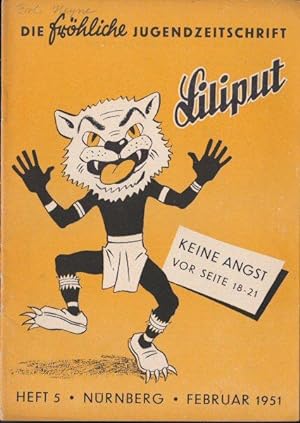 Liliput Februar (Heft 5), 1951, die fröhliche Jugendzeitschrift