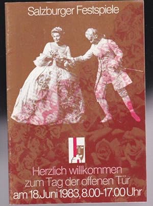 Salzburger Festspiele, Herlich willkommen zum Tag der offenen Tür am 18. Juni 1983