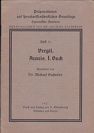 Bild des Verkufers fr Vergil, Aeneis, 1. Buch zum Verkauf von Versandantiquariat Karin Dykes