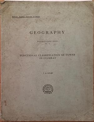 Seller image for Functional Classification of Towns in Gujarat: Geography: Research Paper Series No. 2 for sale by Arthur Probsthain