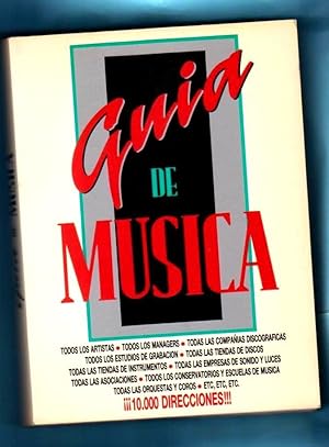 Immagine del venditore per GUIA DE MUSICA. venduto da Librera DANTE