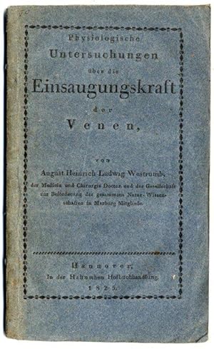 Physiologische Untersuchungen über die Einsaugkraft der Venen.