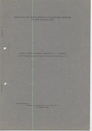 Etiology of Spontaneous Pulmonary Disease in the Albino Rat