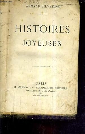 Imagen del vendedor de HISTOIRES JOYEUSES. a la venta por Le-Livre