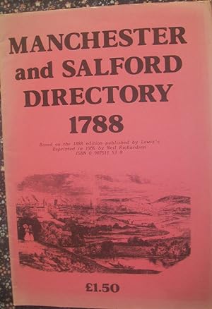 Imagen del vendedor de Manchester and Salford Directory 1788 a la venta por eclecticbooks