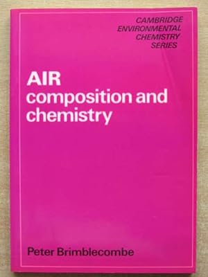 Imagen del vendedor de AIR COMPOSITION AND CHEMISTRY a la venta por Stella & Rose's Books, PBFA