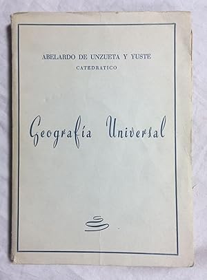 Imagen del vendedor de GEOGRAFIA UNIVERSAL. (Obra adaptada a los nuevos cuestionarios) a la venta por Librera Sagasta