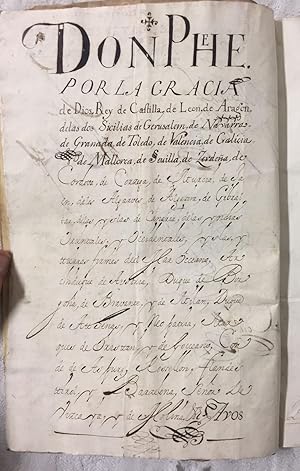 EJECUTORIA solicitada por D. Pedro de Olazábal, vecino de la ciudad de Sevilla y natural de la Vi...