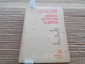 Imagen del vendedor de Manual Deportivo Olmpico. Comit Organizador de los Juegos de la XIX Olimpiada a la venta por Librera "Franz Kafka" Mxico.