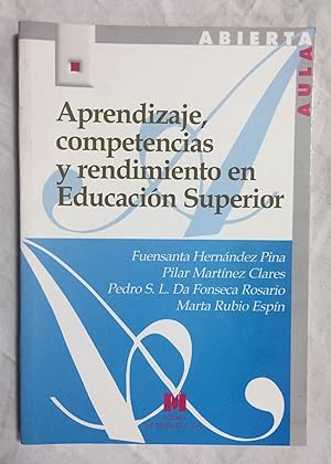 Seller image for APRENDIZAJE, COMPETENCIAS Y RENDIMIENTOS EN EDUCACION SUPERIOR for sale by Librera Sagasta