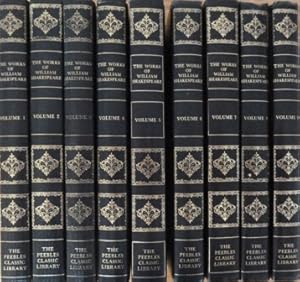 The Works of William Shakespeare in 9 volumes