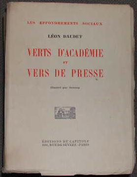 Verts d?académie et vers de presse.