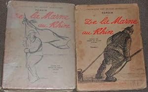 De la Marne au Rhin-Tome I et tome II. Dessins des années de guerre (1914-1919).