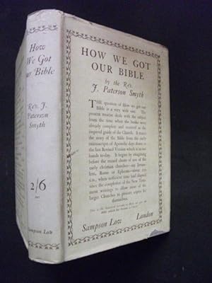 How We Got our Bible