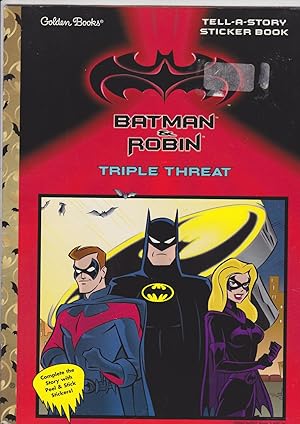 Immagine del venditore per Batman & Robin Triple Threat. Tell-a-story Sticker Book venduto da Meir Turner