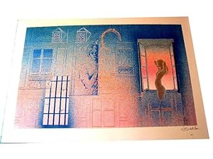 Bild des Verkufers fr Lithographies originale en couleurs sur Vlin d'Arches signe au crayon SCIORA - zum Verkauf von JOIE DE LIRE