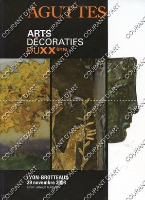 ARTS DECORATIFS DU XXE. [PICAULT. MOREAU. DELAGRANGE. SORENSEN-RINGI. LAPORTE BLAIRSY. DELANNOY. ...