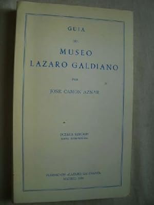Bild des Verkufers fr GUA DEL MUSEO LZARO GALDIANO zum Verkauf von Librera Maestro Gozalbo