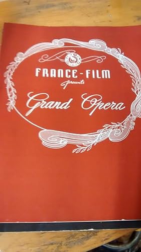 FRANCE-FILM PRESENTS GRAND OPERA " La Boheme" The Metropolitan Opera of New York at Massey Hall S...