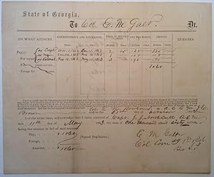 War-Date Confederate Document Signed