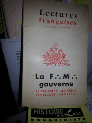 Seller image for La F.M. gouverne Le parlement Les partis Les Ligues La presse for sale by JLG_livres anciens et modernes