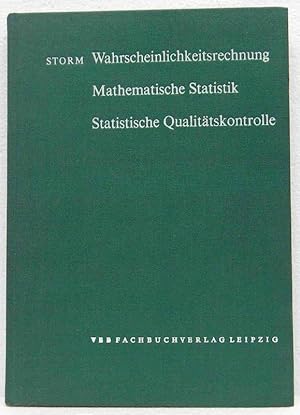 Seller image for Wahrscheinlichkeitsrechnung, mathematische Statistik und statistische Qualittskontrolle. Mathematik fr Ingenieure. for sale by Steamhead Records & Books