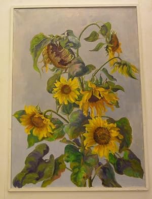 Bild des Verkufers fr Sonnenblumen. Oel auf Leinwand. zum Verkauf von Biblion Antiquariat