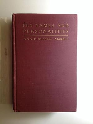 Seller image for Pen Names and Personalities for sale by WellRead Books A.B.A.A.
