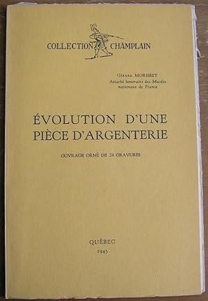 Seller image for volution d'une pice d'argenterie for sale by Librairie La fort des Livres